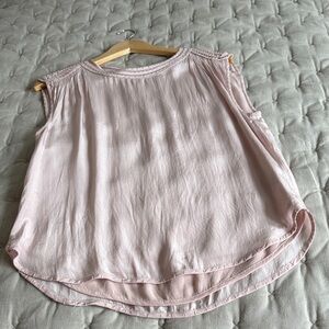Reiss Light Pink Sleeveless Blouse